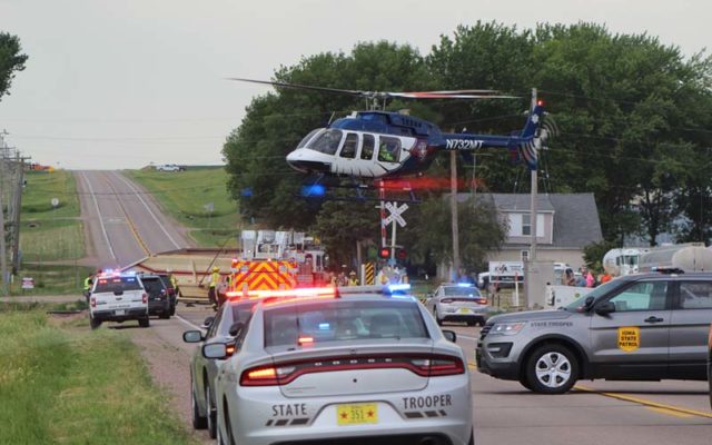 One Injured In Truck & Train Collision In NW Iowa Thursday