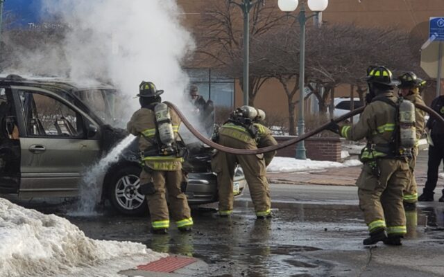 Area Fire Departments Battle Boxholm House Fire and Vehicle Fire in Fort Dodge Tuesday