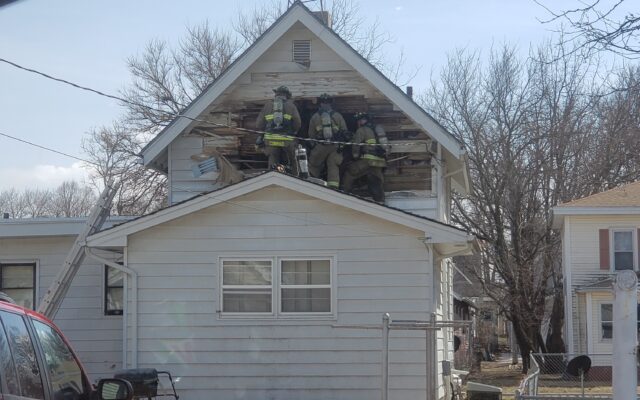 Fort Dodge Fire Fighters Respond to Upstsies Fire Monday
