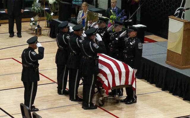 Funeral Held for Algona Police Officer Killed in the Line of Duty