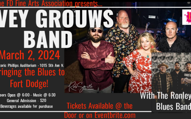 Avey Grouws Band w/ The Ronley King Band LIVE at Historic Phillips Auditorium